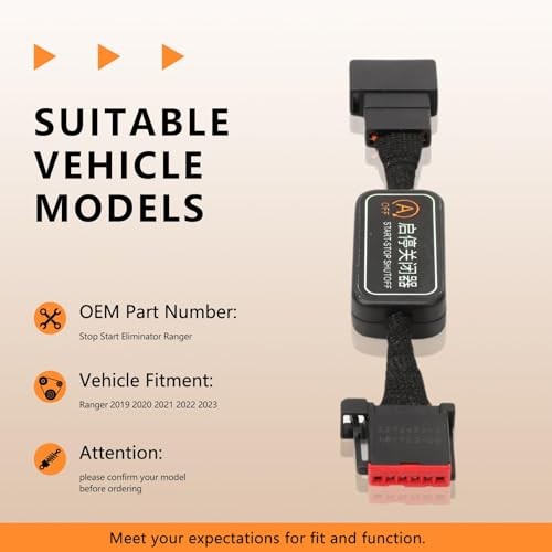 Auto Start Stop Eliminator Compatible with Ranger 2019-2020 Engine Auto Stop