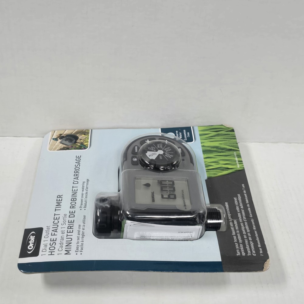 Orbit 91014 One-Outlet Hose Faucet Electronic Programmable Timer - Tested - EUC