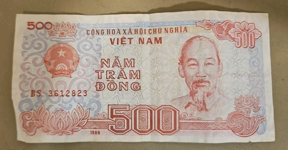 1988 Vietnam 500 Dong Note