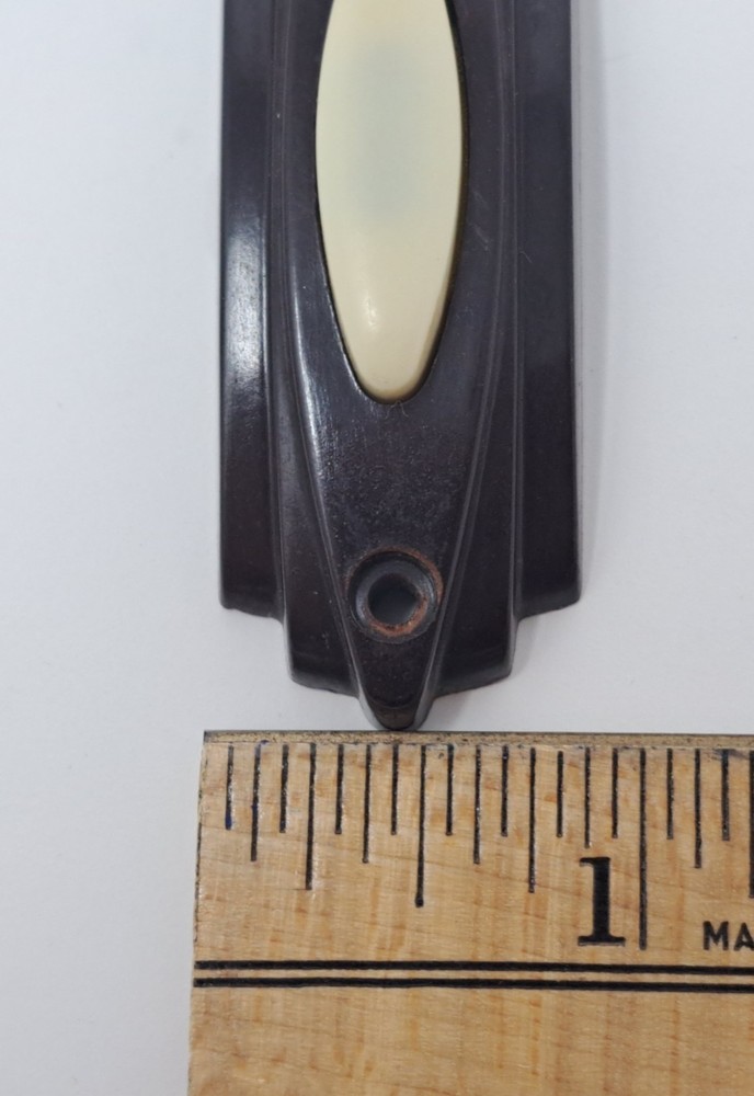 PUSH BUTTON DOORBELL BAKELITE ART DECO RECLAIMED