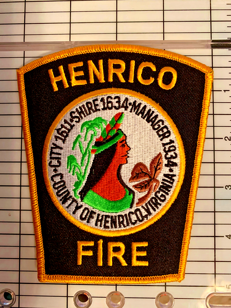 OLD DESIGN Henrico Fire Patch