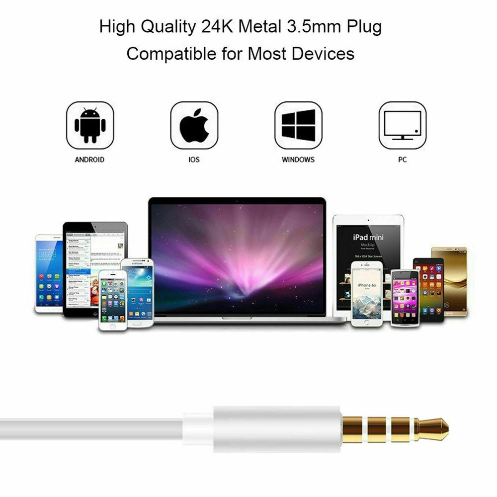 10X Single Button Universal Headphone Control Key Replacement Accessory Headset