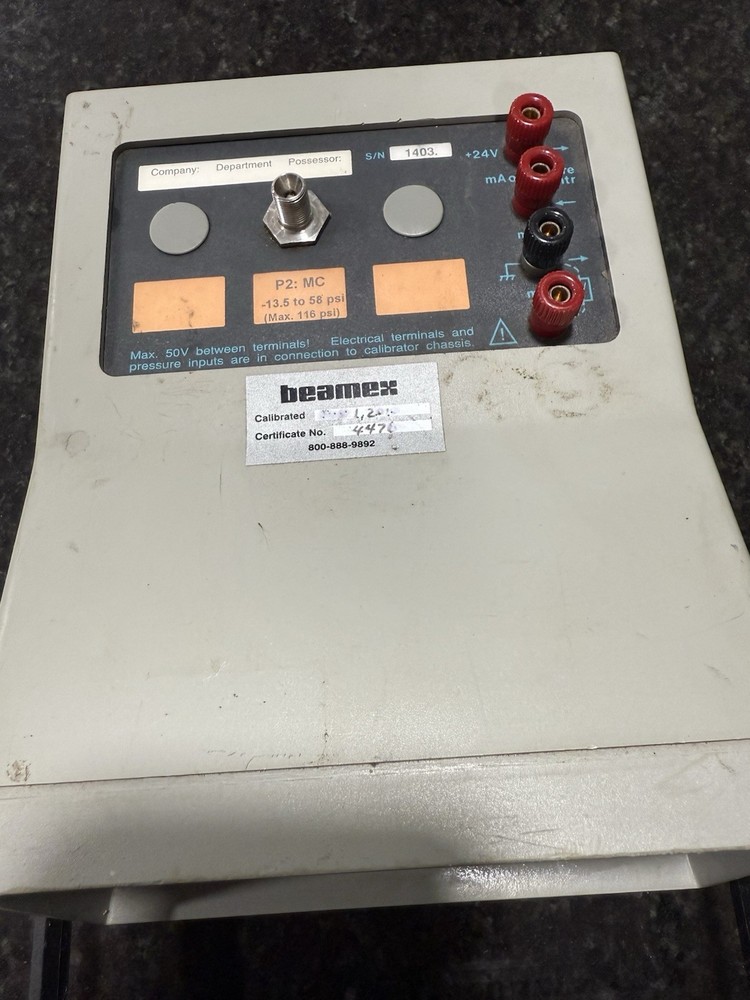 Beamex PC-106 Pressure Calibrator