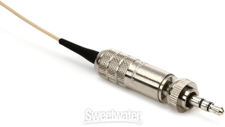 Countryman E6 Omnidirectional Earset Microphone - Low Gain with 1mm Cable and
