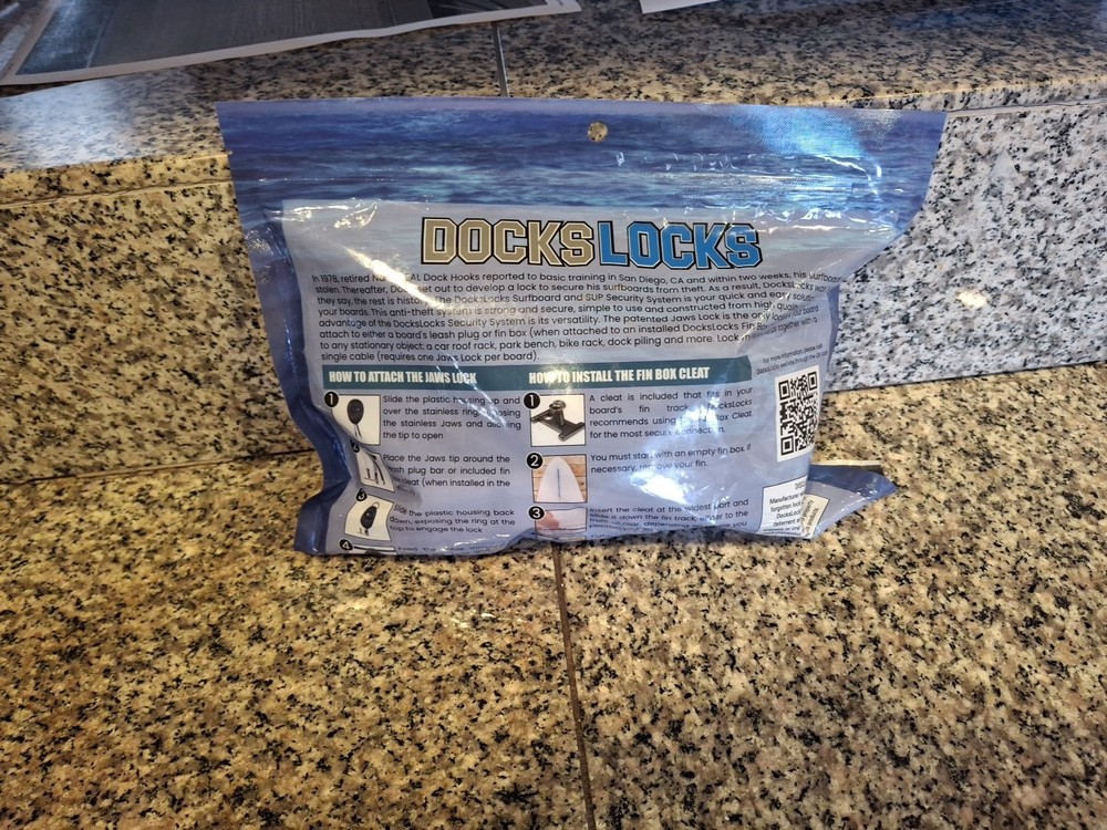 SUP Paddleboard and Surfboard Lock Anti-Theft Security System