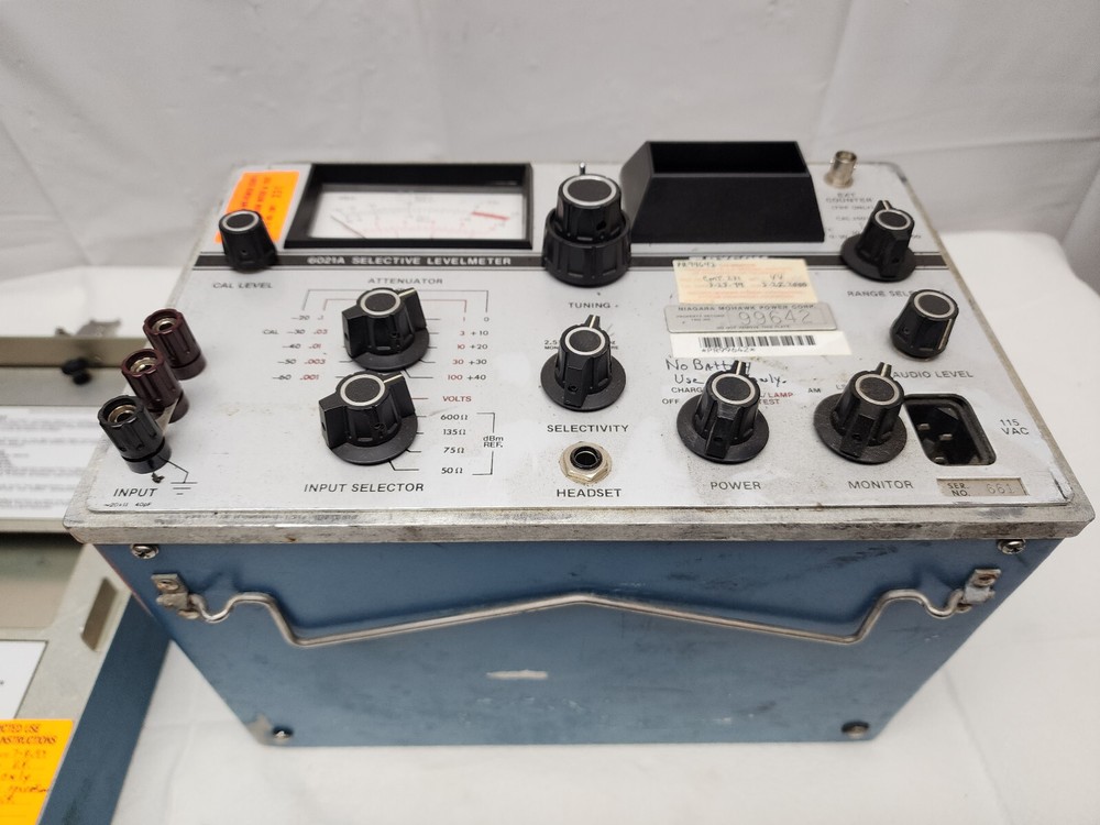 Rycom Instruments Inc. 6021A Selective Levelmeter FOR PARTS