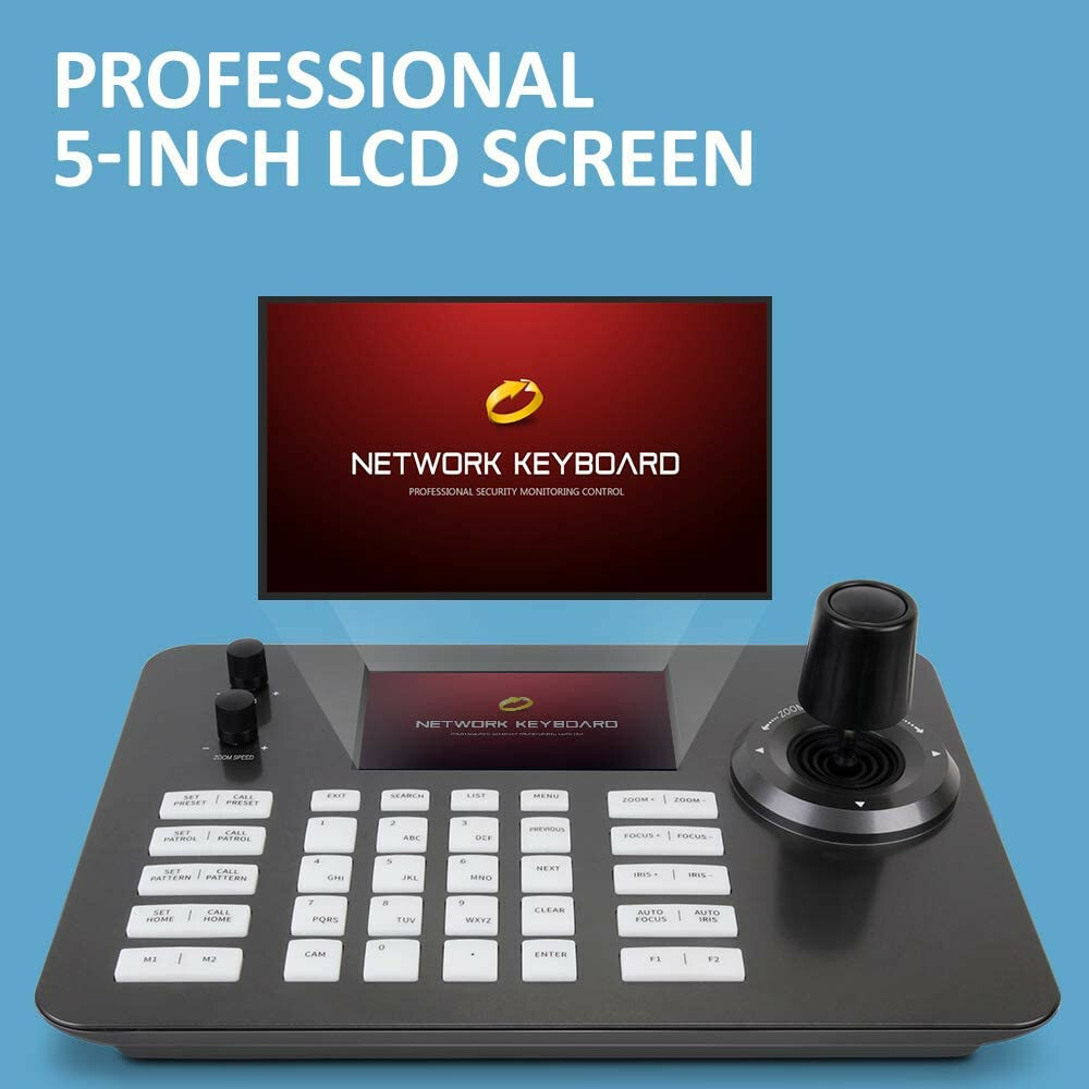 HDMediaCast PTZ IP Controller with 5 Inches Screen 