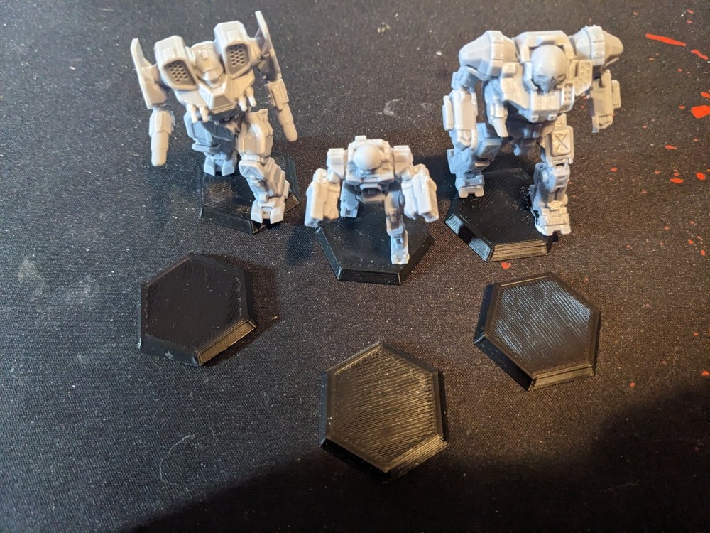 Battletech Tabletop Hex Bases x20