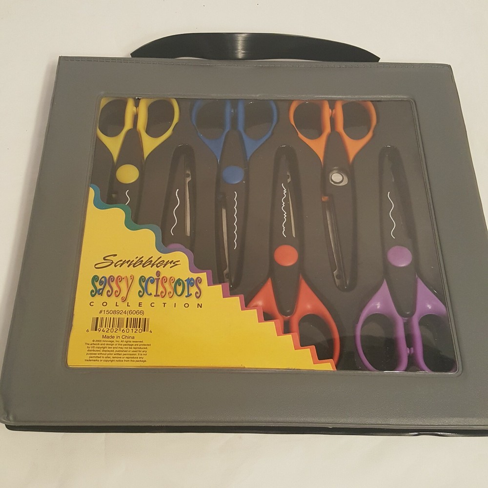 New Scribbles Sassy Scissors Collections Scrapbooking Shears