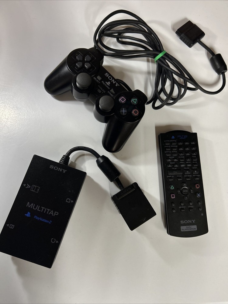 lot Sony PlayStation 2 accessories Multitap 4 Connectivity + Controller + Remote