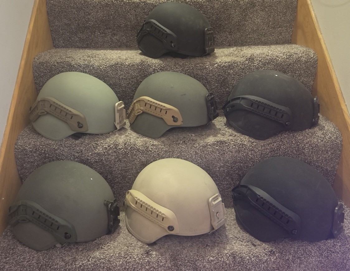 Upgraded Protech Delta 4 FC | L / XL | US Made | Aramid Helmet | ACH | MICH |