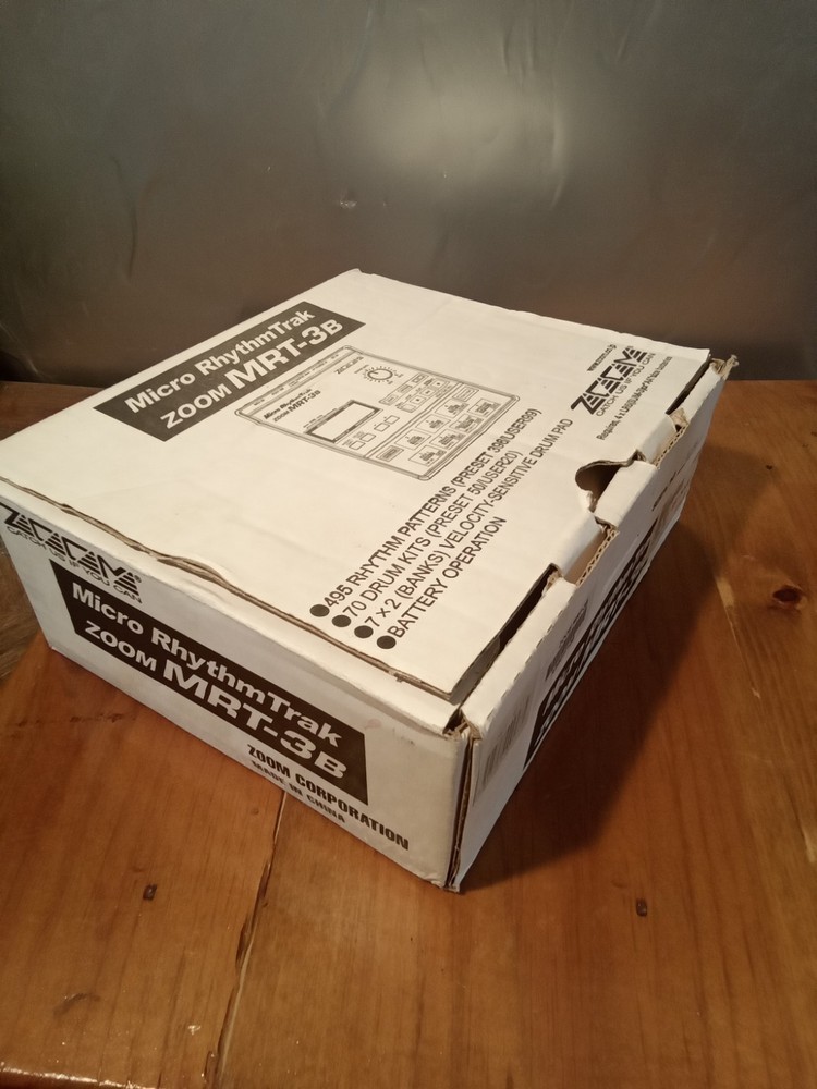 ZOOM MRT-3B Micro Rhythm Trak Drum Machine Electronic Sequencer Beat Loop midi