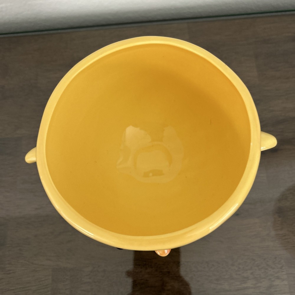 Hallmark Easter Candy Container -planter Dish - Yellow Chick Ceramic Bowl
