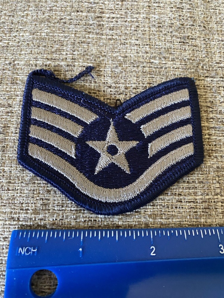 US Air Force Staff Sergeant Enlisted Rank Patch USAF INV6063