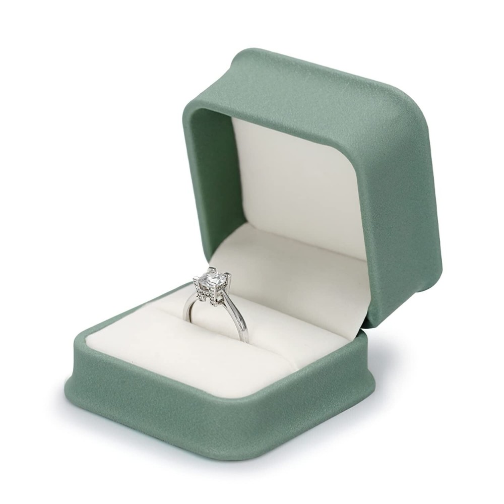 Ring Box Velvet Ring Boxes Ring Box For Proposal Engagement Ring Box Ring Sto...