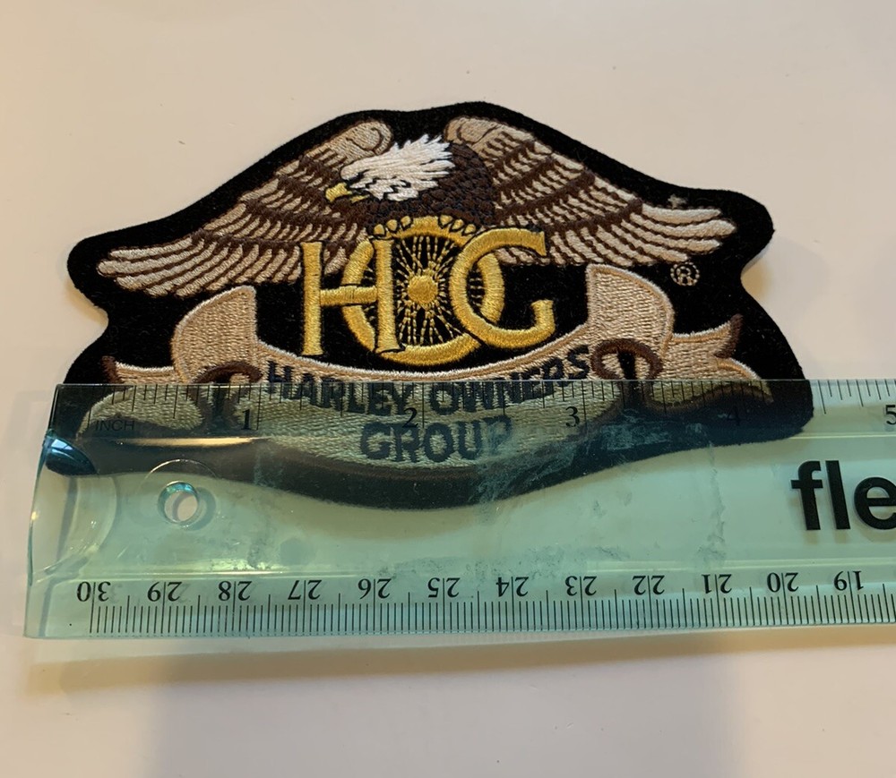 Harley Davidson Patch Owners Group 1983 HOG Eagle Vest Jacket Embroidered