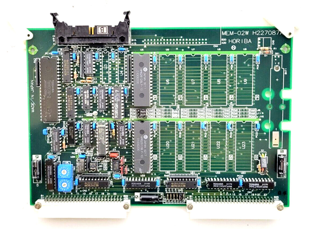 HORIBA H227087A CONTROL PCB CONTROLLER BOARD MEM-O2W USED.