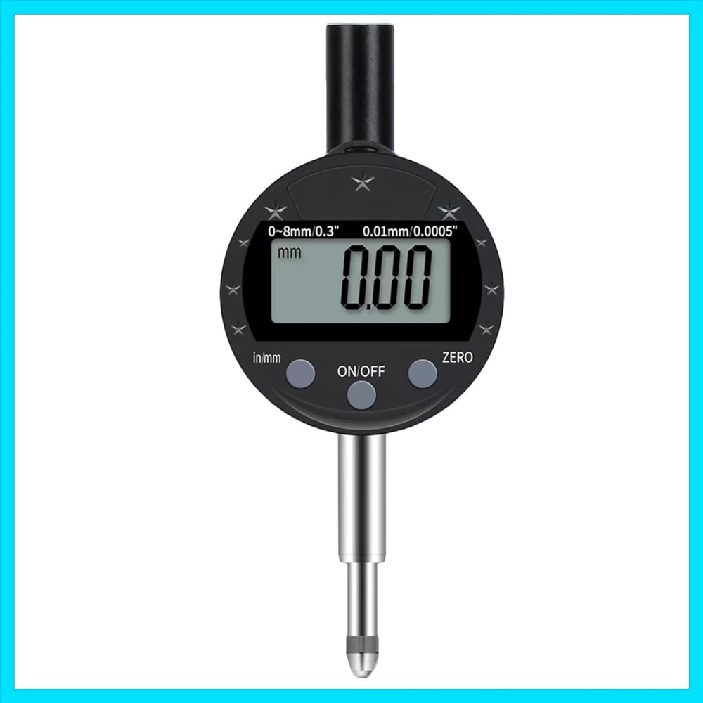 Electronic Digital Dial Indicator Digital Probe Indicator Dial  Gauge High Re...
