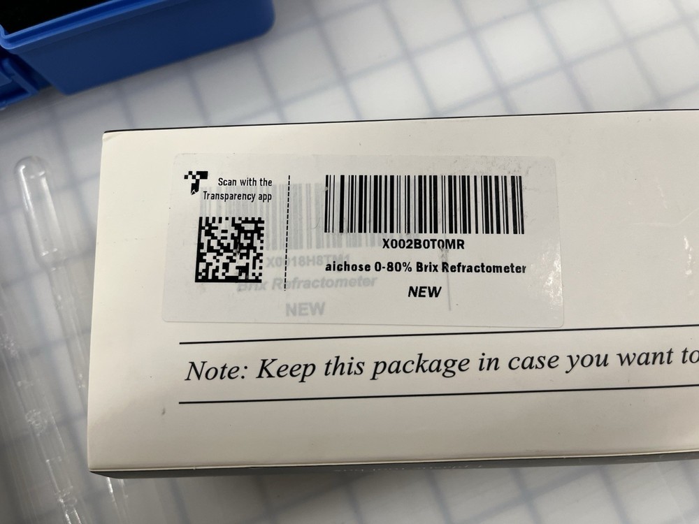 Aichose 0-80% Brix Refractometer With Case And Accessories