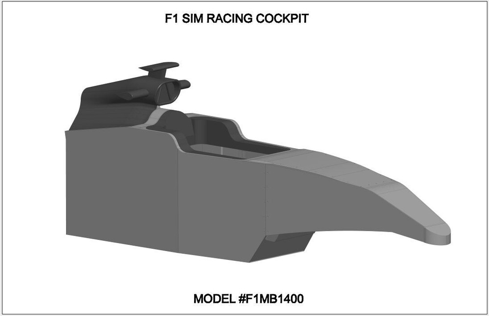 Formula 1 Plan (Sim Racing Cockpit Plan) in PDF format and hard copy