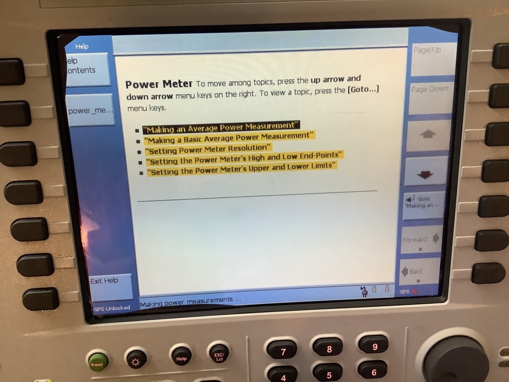 Agilent E7495A Wireless Base Station Test Set in real nice shape NO BATTERY