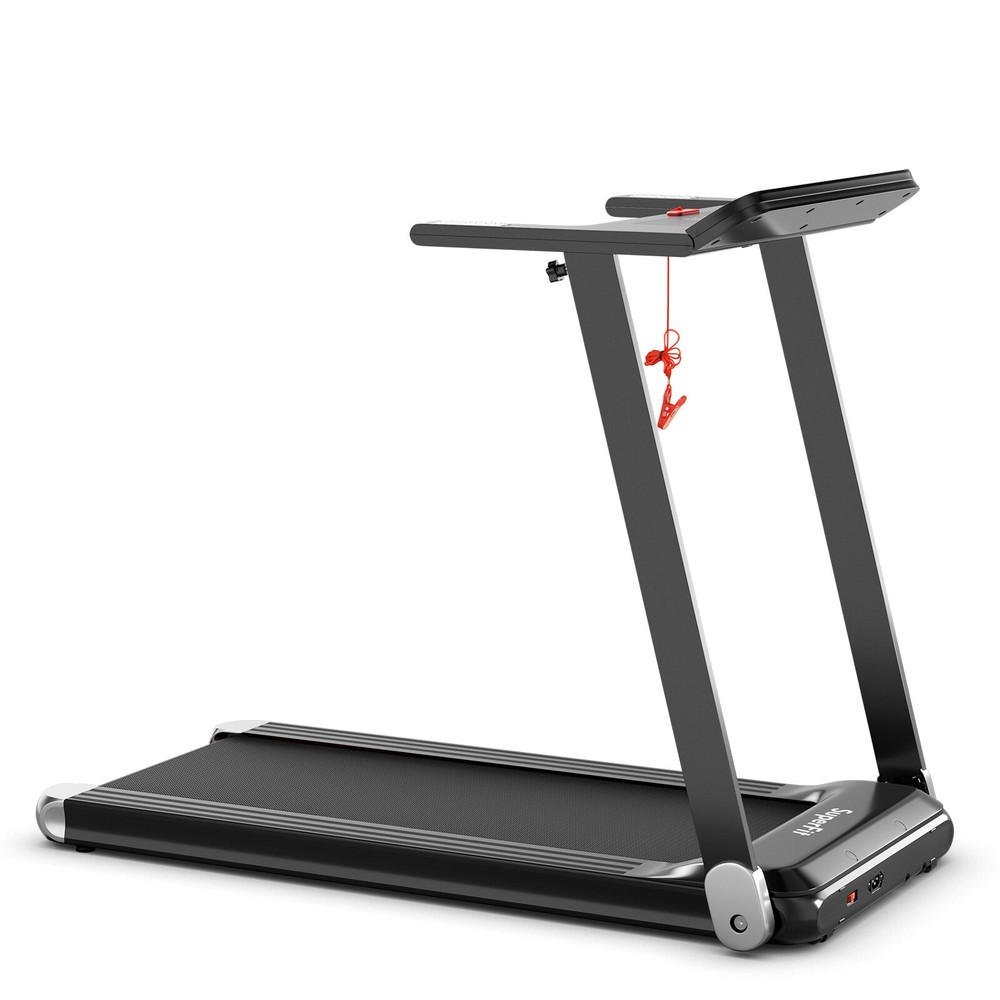 Folding Compact Walking Running Machine Electric Treadmill w/APP Control Speaker