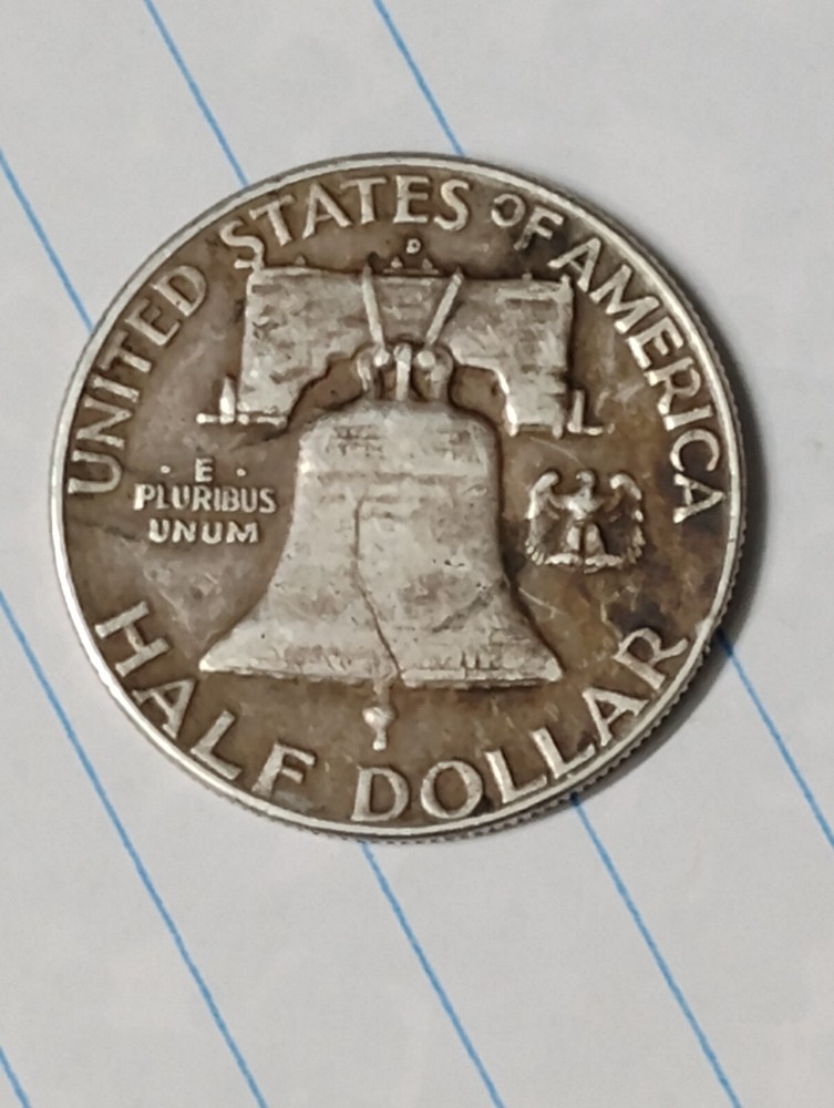 1962 d franklin half dollar nice coin with errors