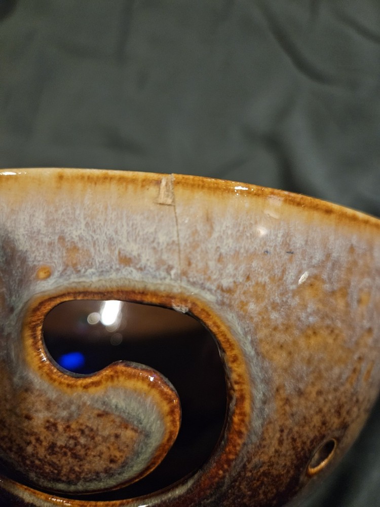 Beautiful handmade Ceramic Yarn Bowl * read description*