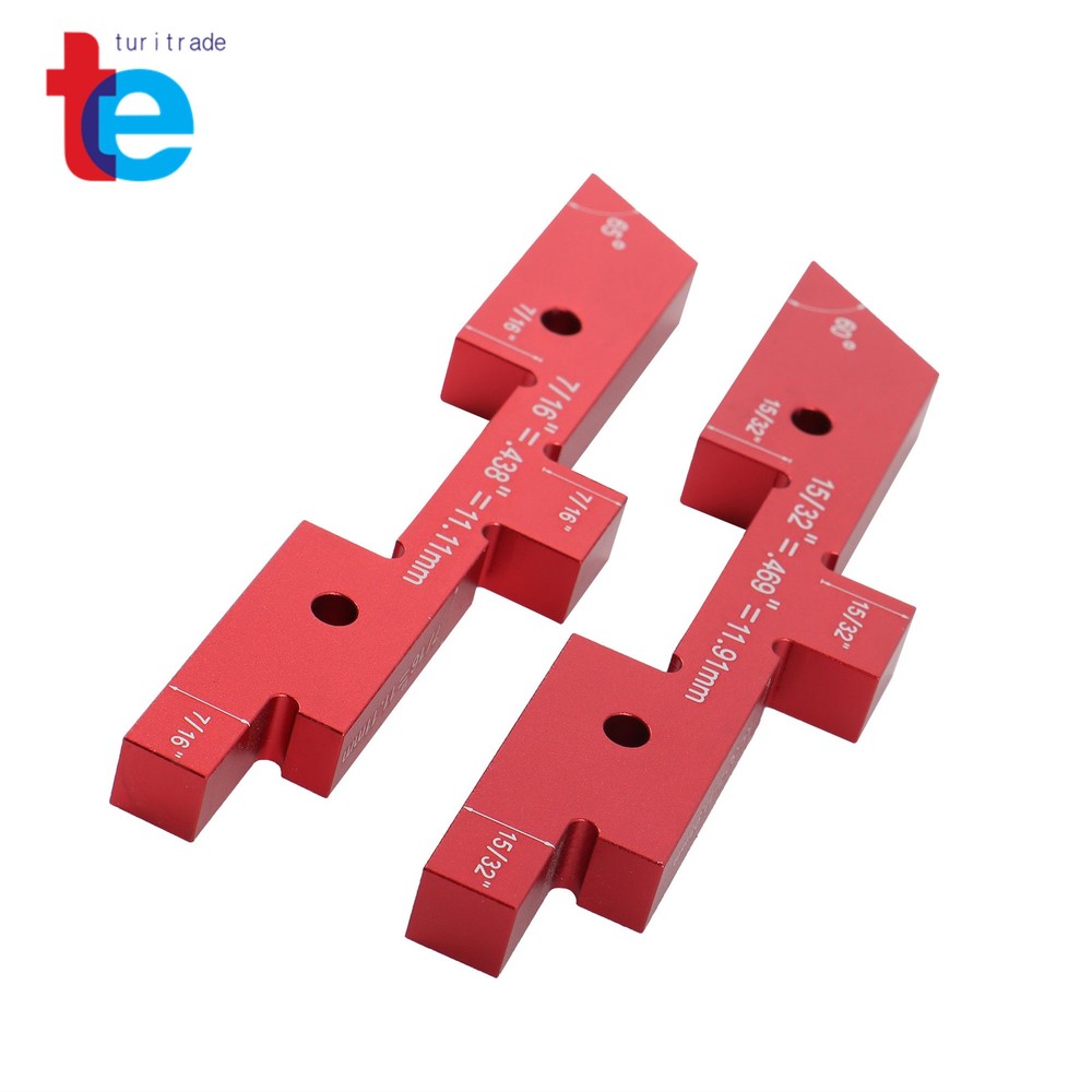 14 Pcs Aluminum Precision Router Table Setup Bars Setup Blocks Woodworking