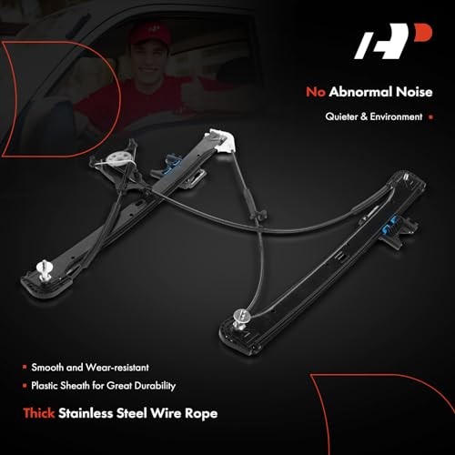 Power Electric Window Regulator Without Motor Compatible with Audi A3 Quattro