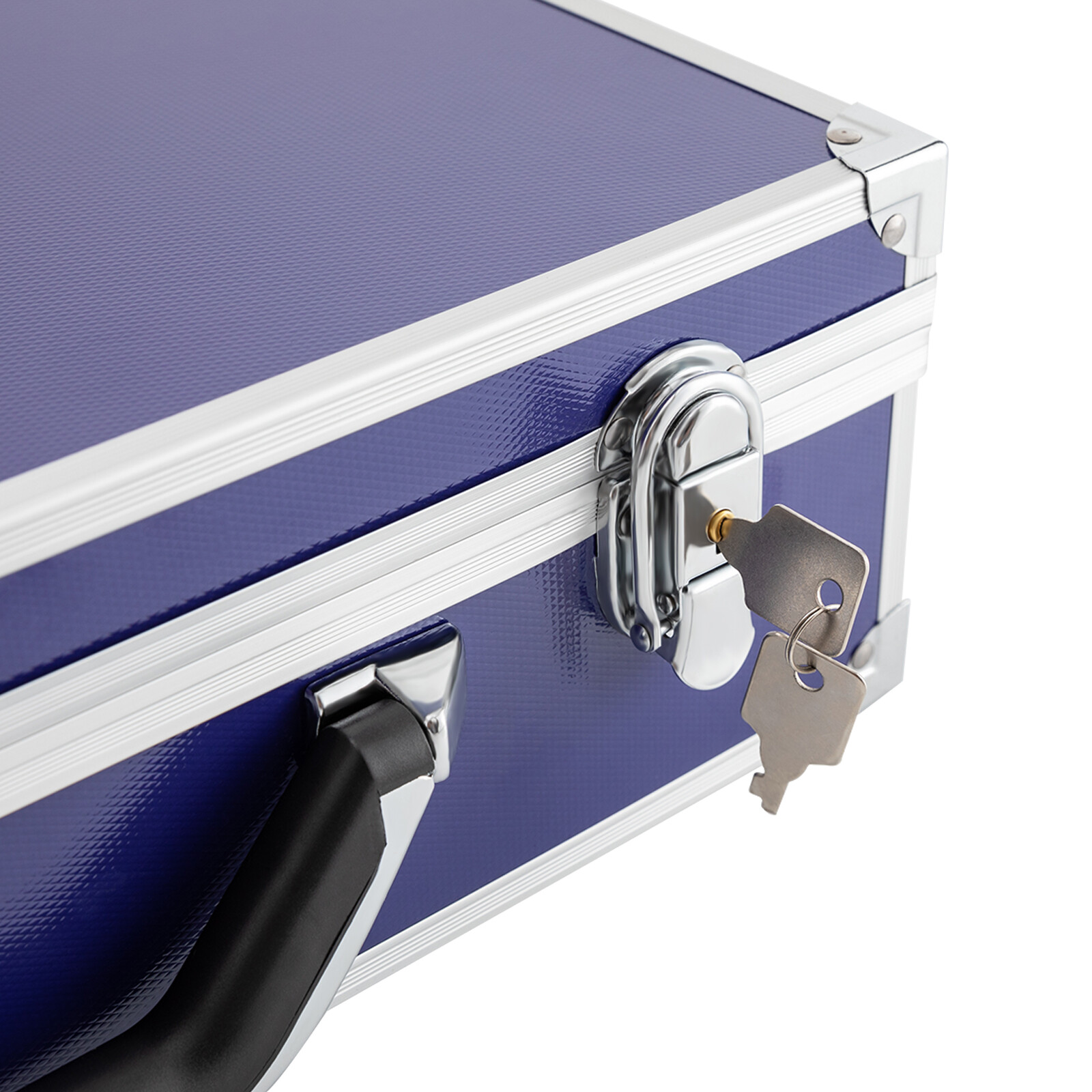 100 Graded Certified Coin Slab Aluminum Blue Storage Travel Box Protector Case