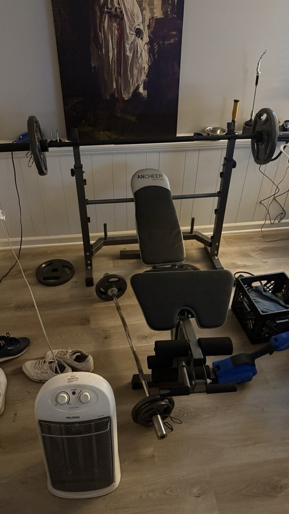 Bench Press, Weights, And Bars