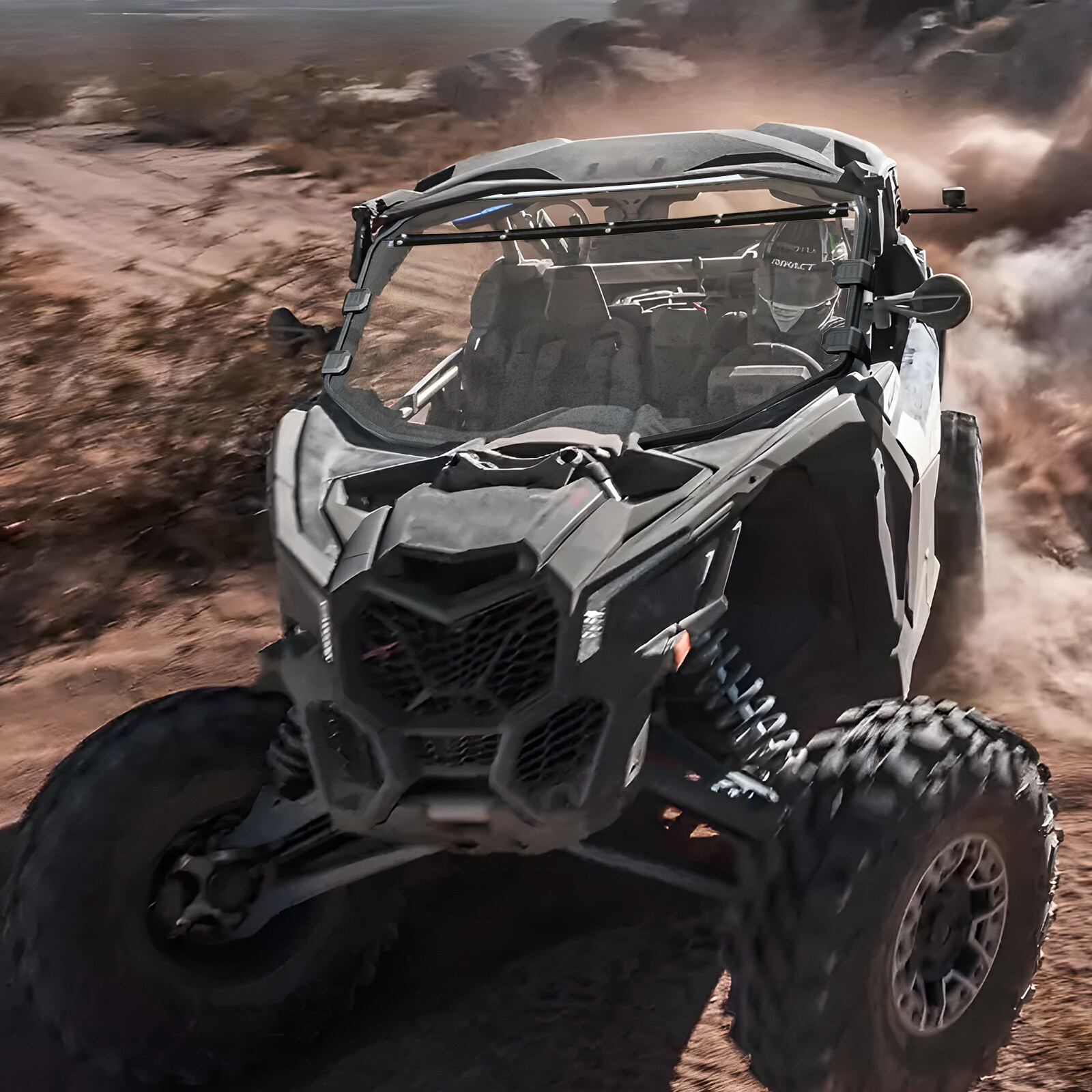 Scratch Resistant Full Windshield Tough PC For Can-Am Maverick X3 /Max 2017-2024