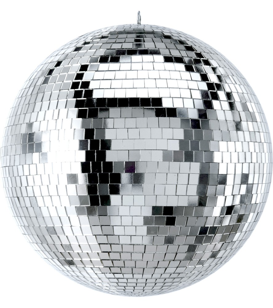12" Mirror Ball with Base - Disco Ball