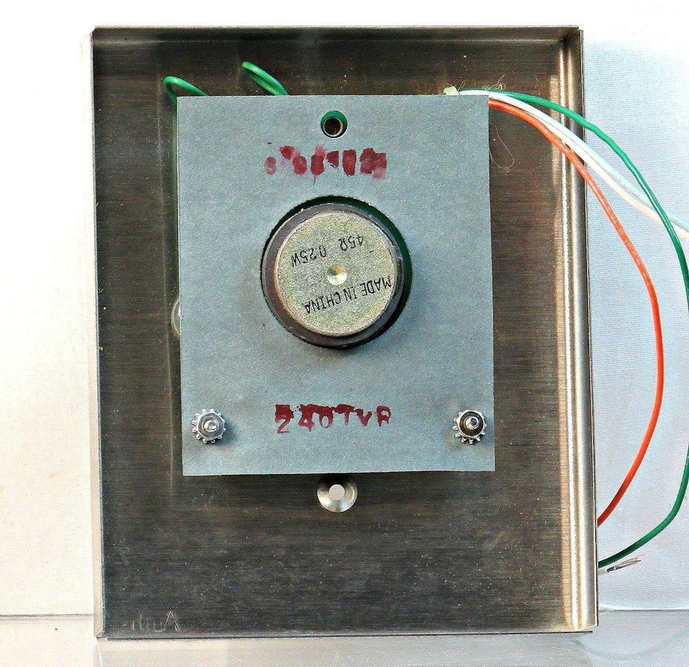 J & D Communication Systems Apartment Intercom Box w. 3 Button Talk Listen Door