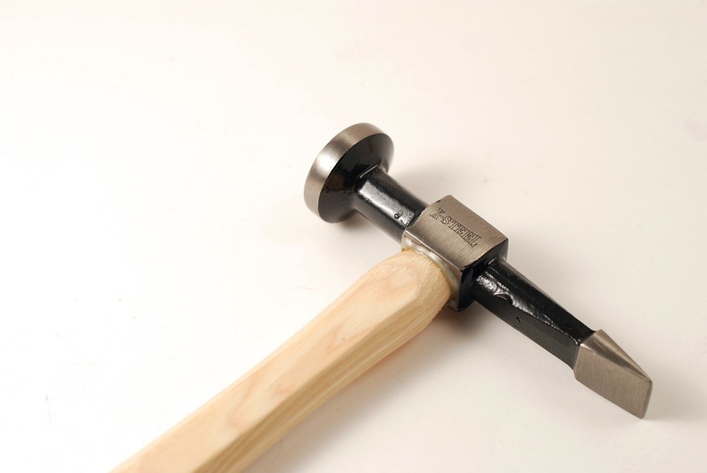 Car Panel Beating Hammer: Straight Pein Pick/Cross Chisel/Shrinking Hickory HDL