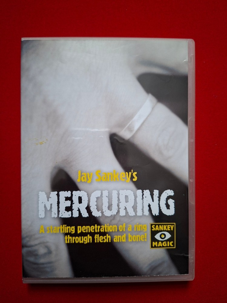Mercuring - Large (DVD & Gimmicks) by Jay Sankey Magic Tricks Finger Ring