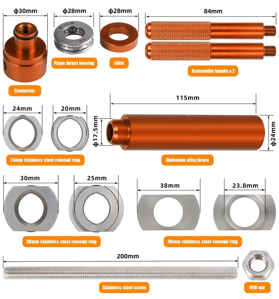 OugeWood Large, PRO Press-Fit Bottom Bracket Installation/Removal Tool