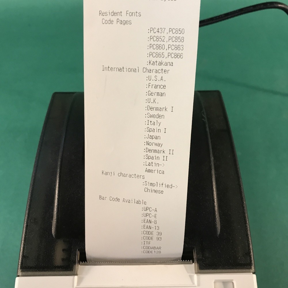 Sartorius YDP40 Laboratory Thermo direct printer w/ Power adapter