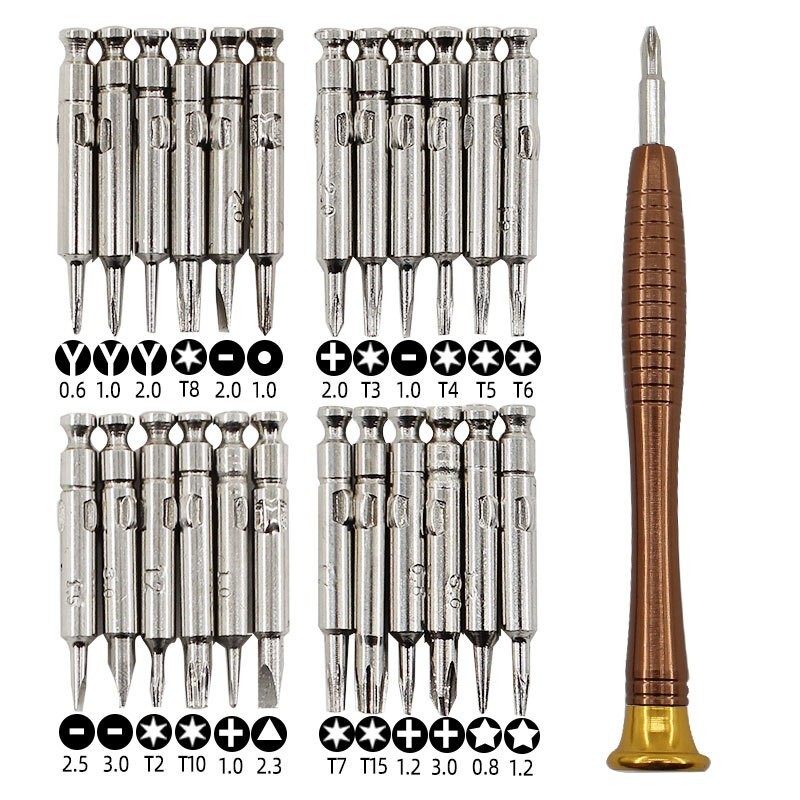 25 in 1 Screwdriver Set Precision Repair Tool Kits Watch / Eyewear repair tool