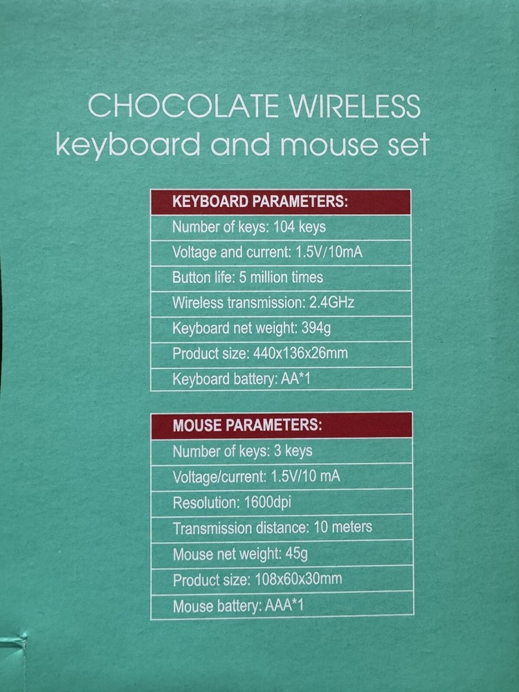 Wireless Keyboard and Mouse Combo, 2.4GHz Ergonomic Slim Quiet For Windows
