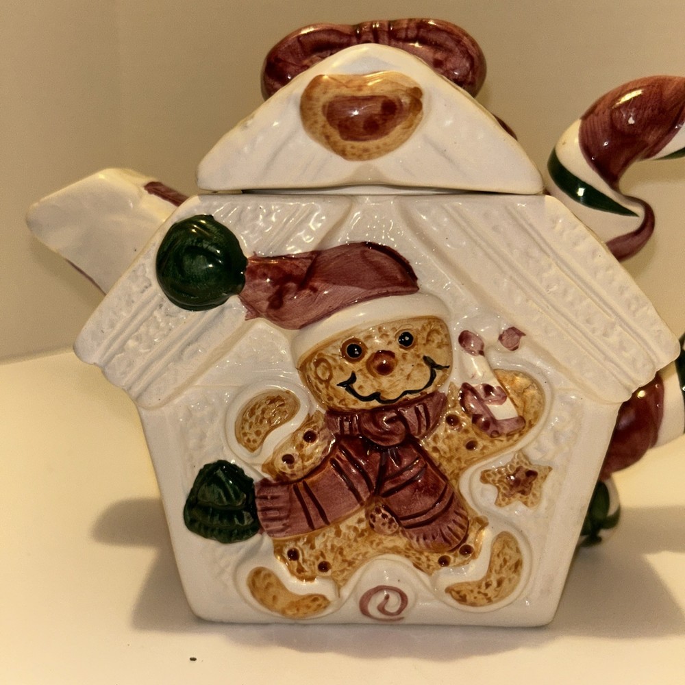 Christmas Tea Pot Ginger Bread Man