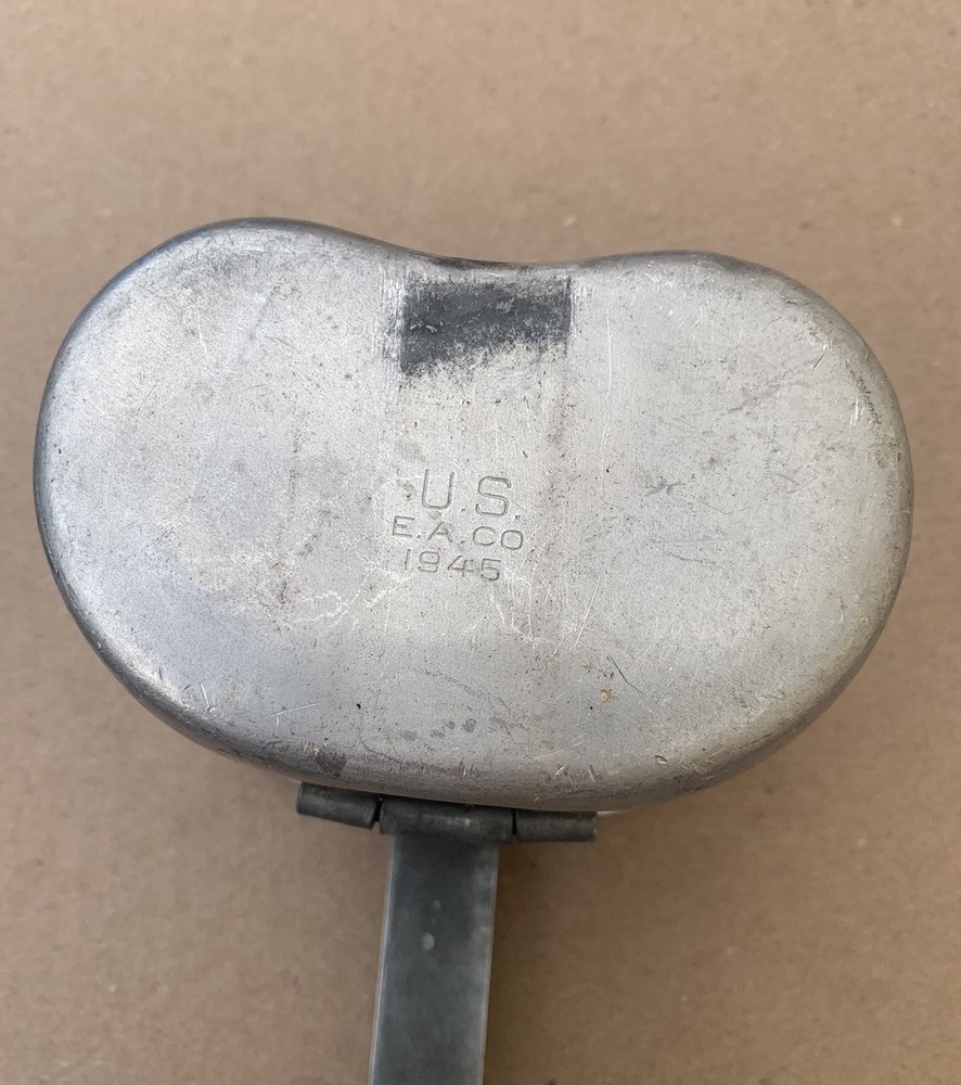 Original WWII US Military Canteen Cup 1945 Dated
