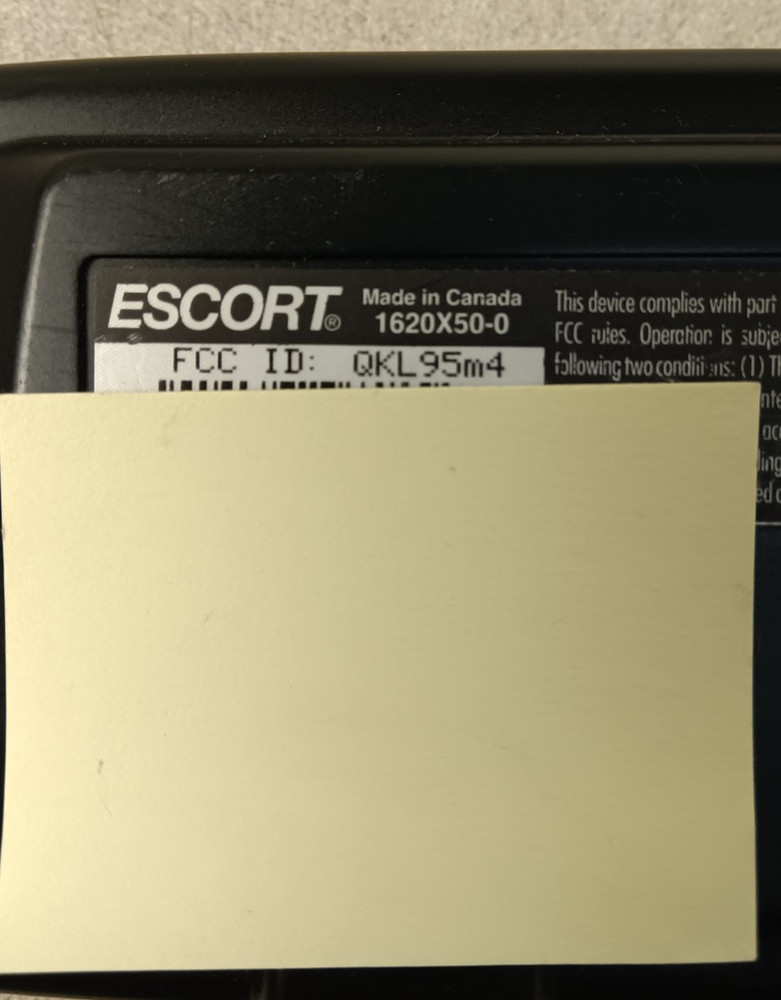 Escort Passport 9500ix Radar