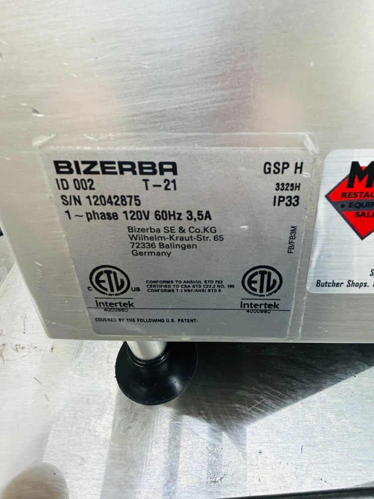 Bizerba GSPH 2021 Deli Slicer Fully Refurbished
