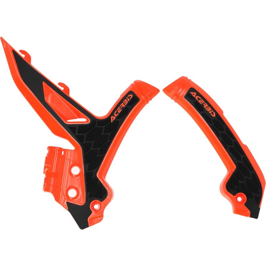 Acerbis X-Grip Frame Guard - 16 Orange/Black 2979615225