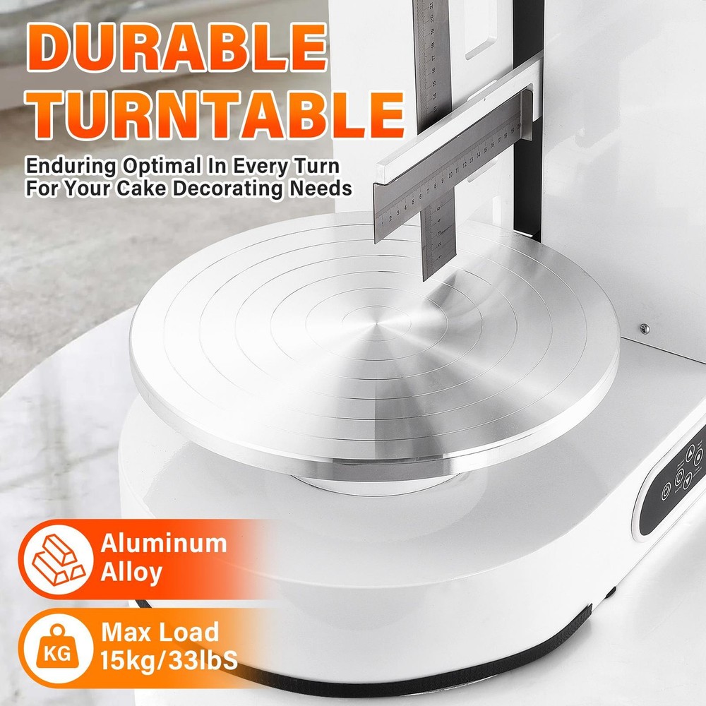 Automatic Cake Cream Spreading Coating Smearing Machine 110V Decorating Spreader