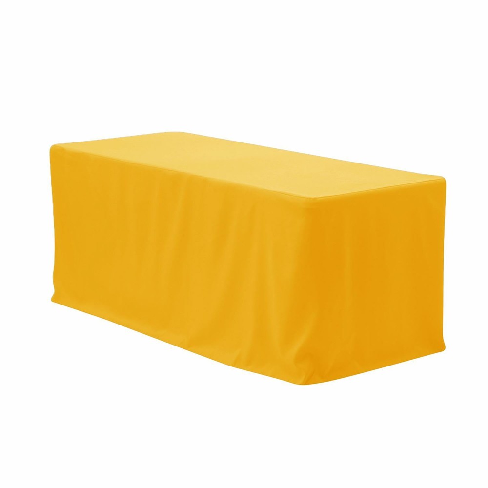 6 ft. Fitted Polyester Rectangular Tablecloth, Premium Tableclothes for weddings