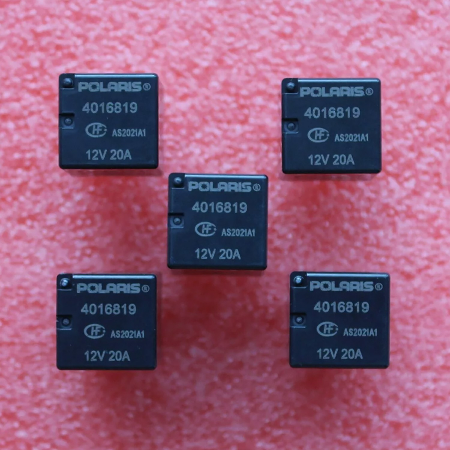 5pcs For POLARIS 4016819 General Purpose Power Relay Coil Voltage 12VDC 20A 4Pin