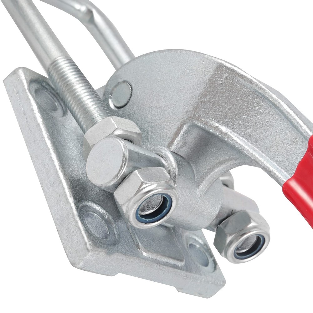 HOIGON 7716Lbs U-Hook Latch Clamp, CH-40380 Extra Large, ['Red', 'Silver']